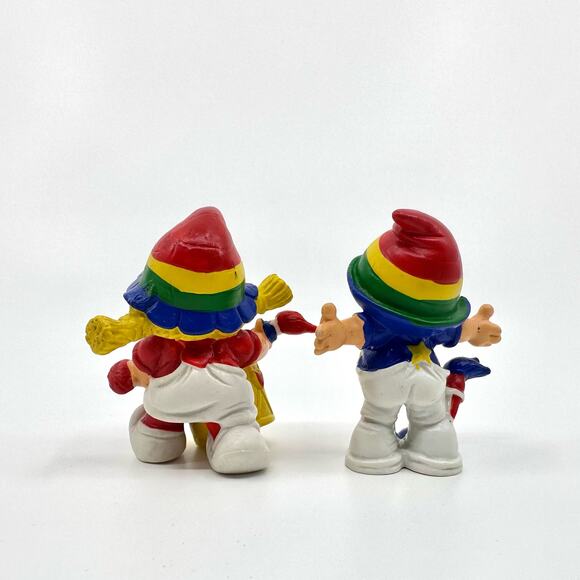 Set Of 2 Vintage 1980s Berrie Rainbow Brite Kids Figurines Drummer Girl/Overalls - Picture 2 of 6